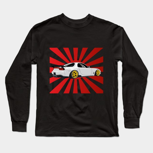 Mazda RX7 Long Sleeve T-Shirt by JDMAPEX